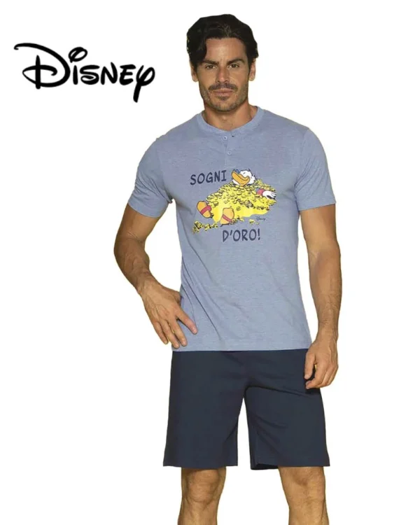 Pigiama Uomo Corto T-shirt Pantaloncino | Personaggi Disney - immagine 4