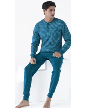 Pigiama Uomo Caldo Cotone Calibrato 3XL 4XL 5XL | Pigiamiamoci