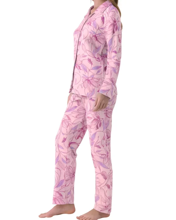 Pigiama Donna Caldo Cotone Aperto | Pigiamiamoci 4117 - immagine 4