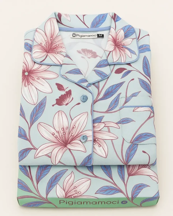 Pigiama Donna Caldo Cotone Aperto | Pigiamiamoci 4117 - immagine 3