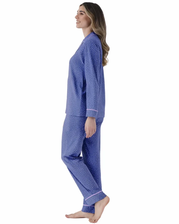 Pigiama Donna Caldo Cotone Aperto | Pigiamiamoci 4174 - immagine 2