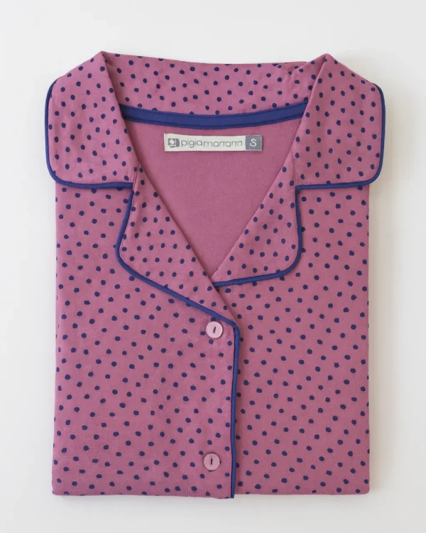 Pigiama Donna Caldo Cotone Aperto | Pigiamiamoci 4174 - immagine 3