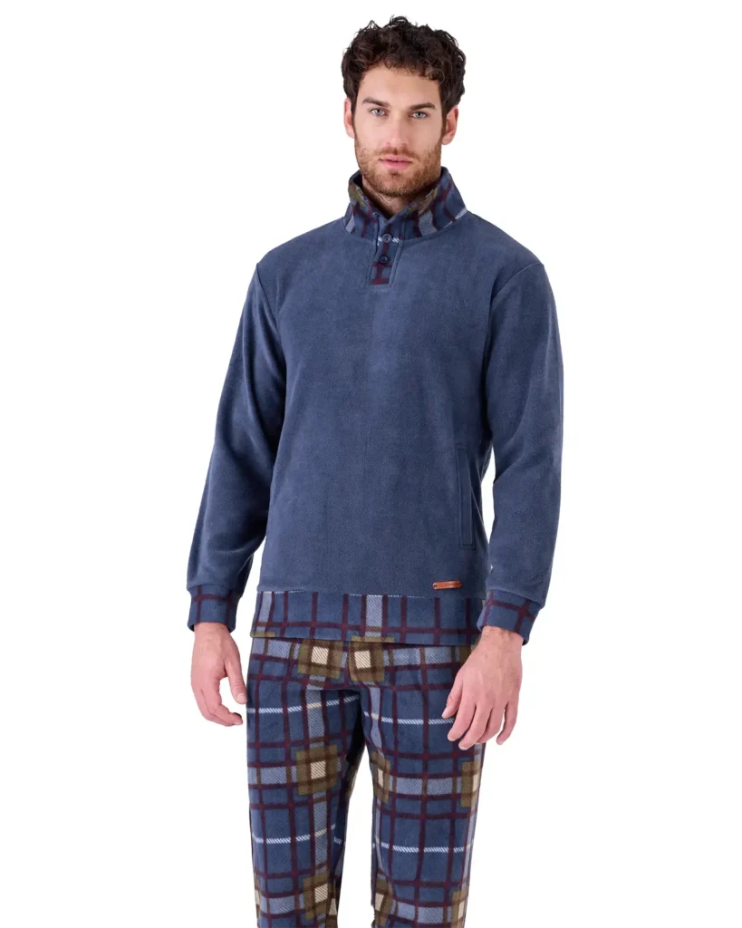 Pigiama Uomo Pile Caldo Invernale | Pigiamiamoci 3327