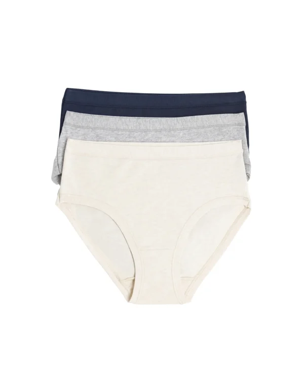 Slip Midi Donna Cotonella in Cotone | Tris assortito 3363 - immagine 3