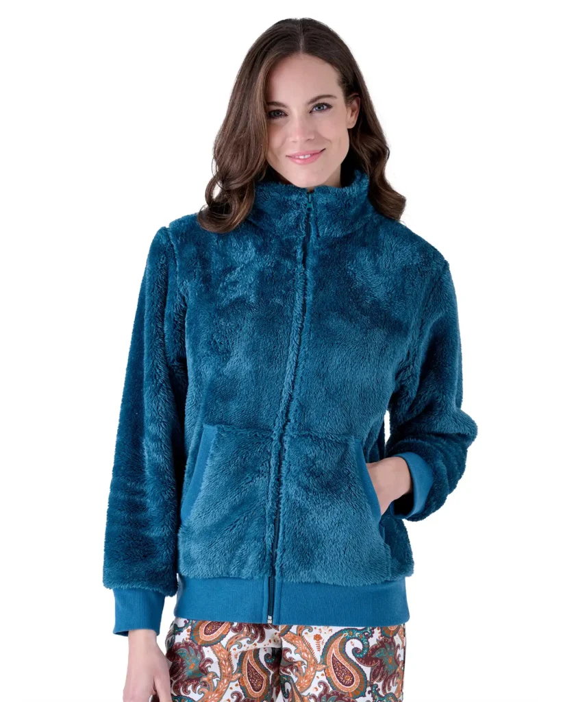 Giacca Donna in Pelliccia con Zip e tasche | Pigiamiamoci 3454