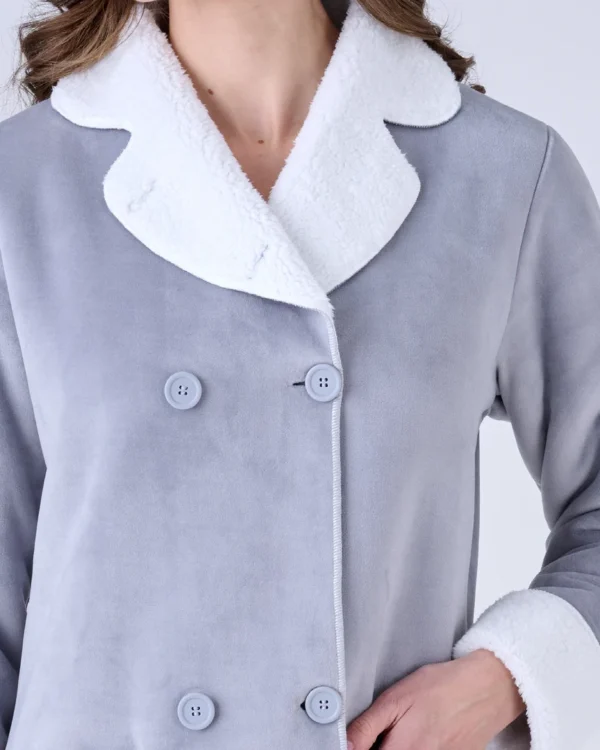 Vestaglia Donna Invernale con pelliccia interna | Pigiamiamoci - immagine 2
