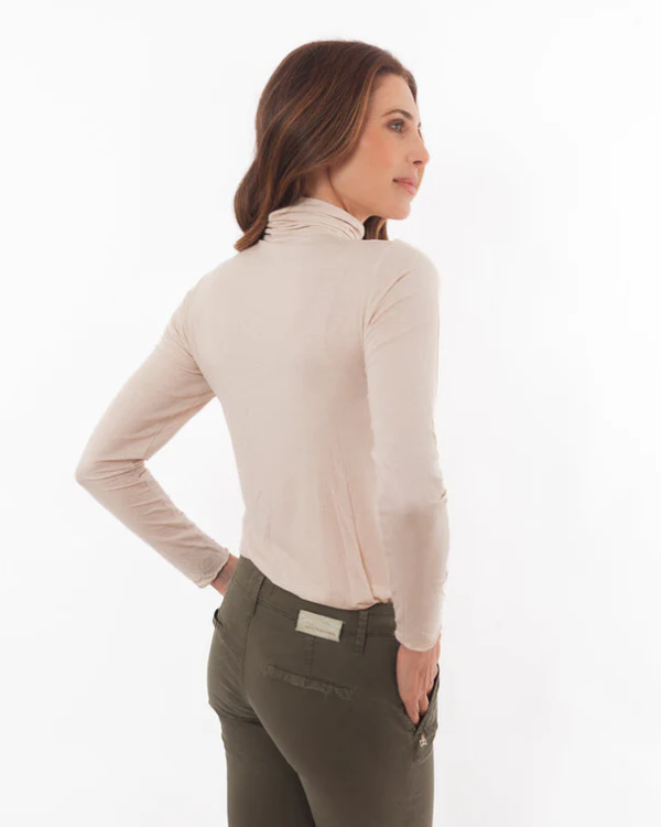 Maglia Dolcevita Donna in Cashmere e Tencel™- Ecosostenibile - immagine 2