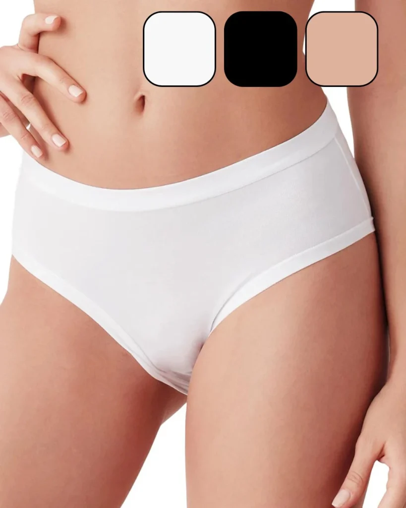 Slip donna Cotonella Midi in Cotone Bielastico | Tris 3363