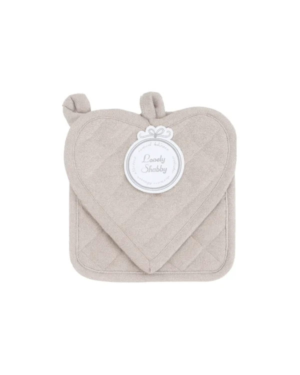 Coppia di Presine Cucina Lovely Shabby – Cuore & Quadrata - immagine 3
