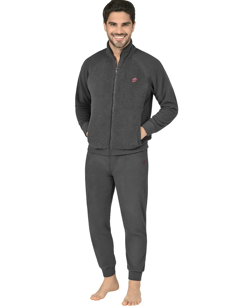 Tuta Uomo in Pile Sherpa Lotto – Calda e Morbida