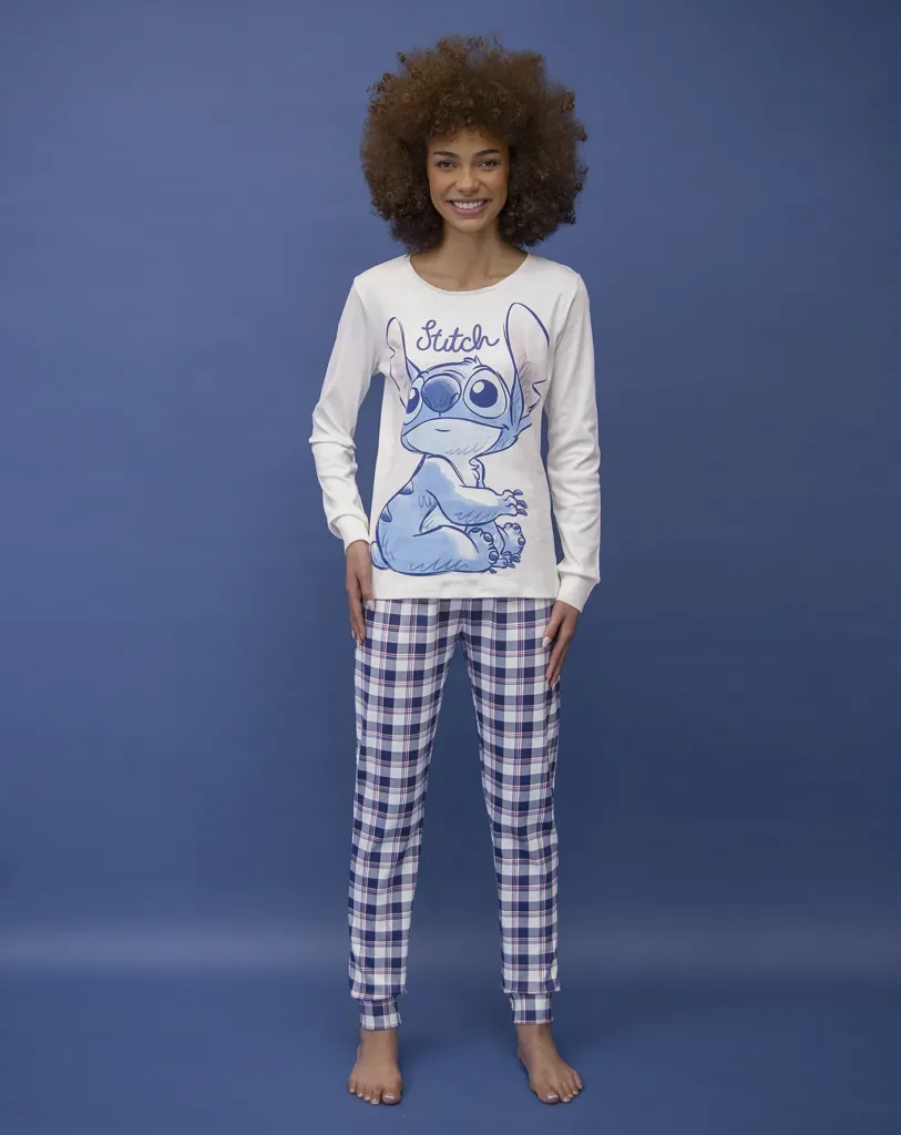 Pigiama Donna Caldo Cotone Stitch Disney – Sabor