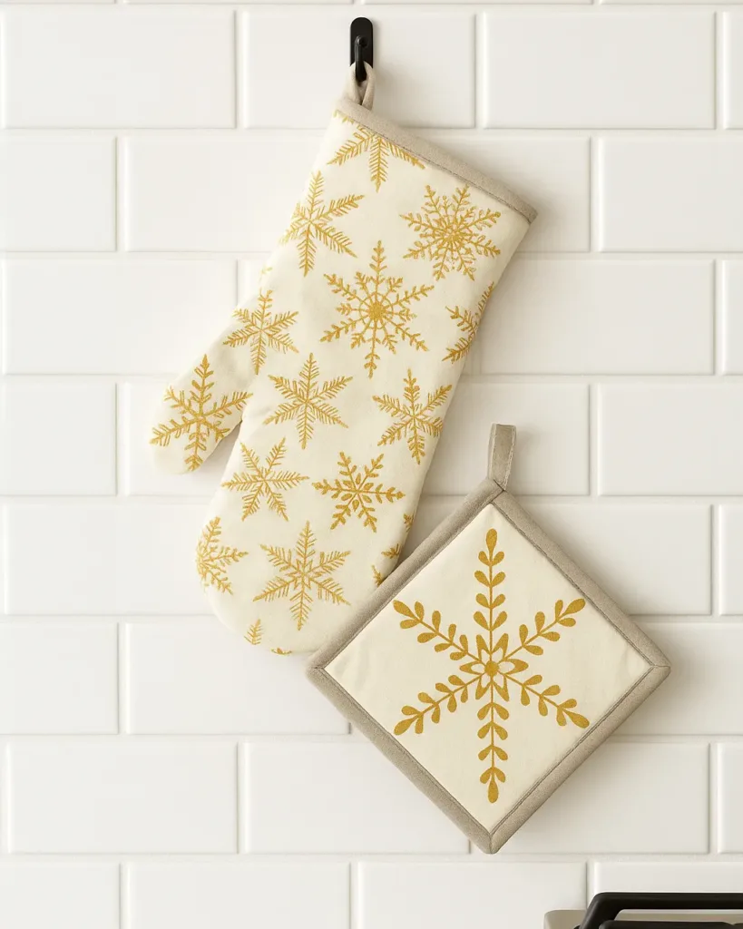 Guantone + presina – Set da due pezzi per cucina – winter