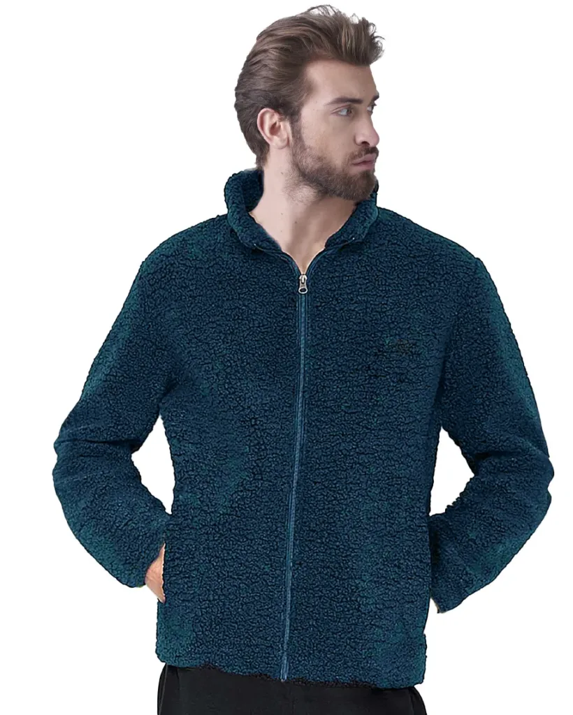 Giacchetto uomo in pile sherpa Karelpiù caldo e soffice 9379